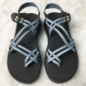 Chaco Womens ZX2 Vibram Blue Sandals Size 10
